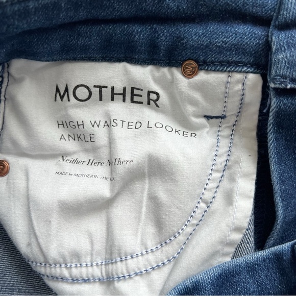 MOTHER High Waist Looker Ankle Denim Jeans Women’s size 26 1401-686 - Picture 5 of 16